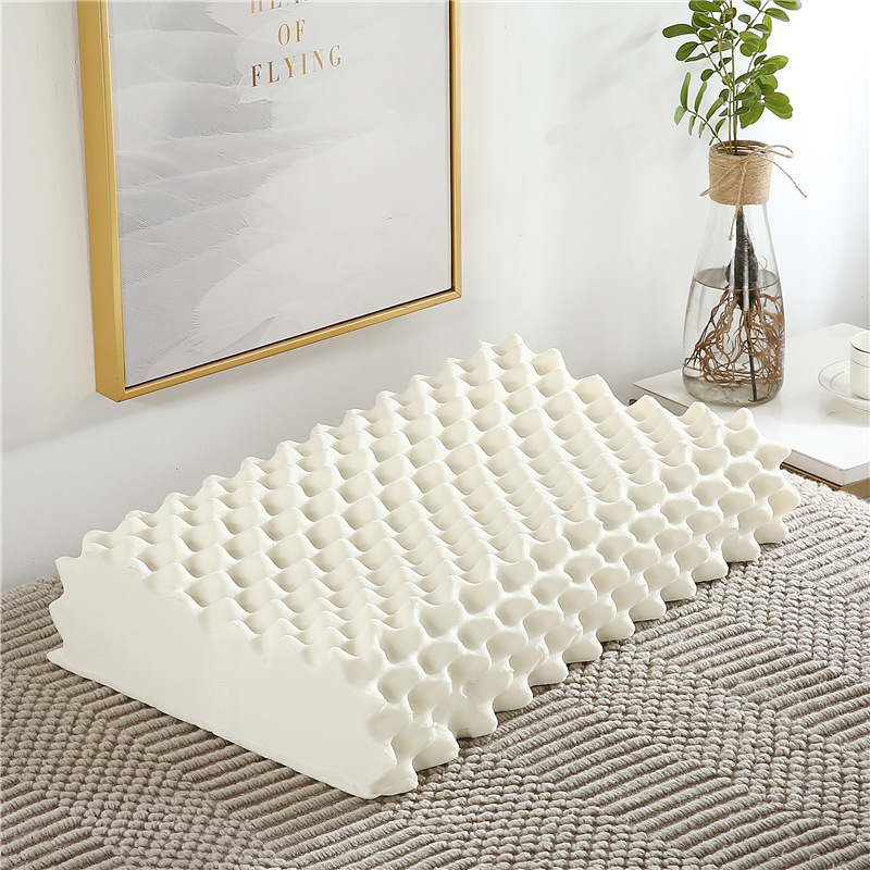 2023新款乳胶枕按摩颗粒狼牙平枕枕枕头枕芯 平枕36*56cm（高度8-11）