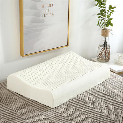 2023新款乳胶枕按摩颗粒狼牙平枕枕枕头枕芯 平枕30*50cm（高度7-9）