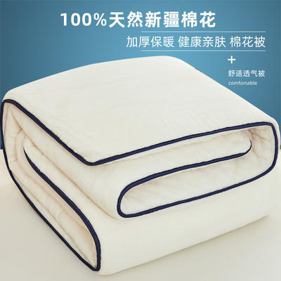 （加微信下单）2020新款新疆棉花胎被子被芯 150x200cm（5斤） 白色