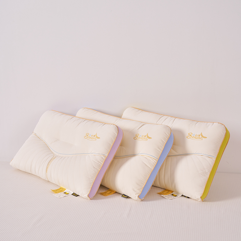 新款枕芯小奶蕉枕芯云端枕芯乳胶枕头枕芯 小奶蕉-香芋紫/只