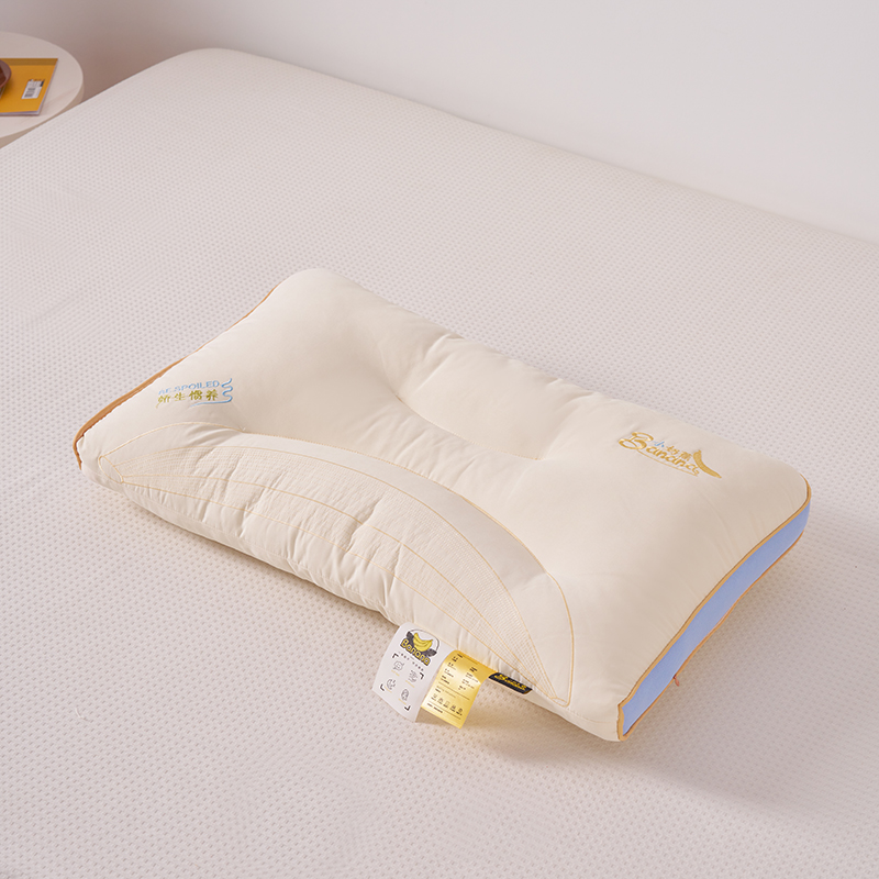 新款枕芯小奶蕉枕芯云端枕芯乳胶枕头枕芯 娇生惯养小奶蕉-泡泡蓝/只