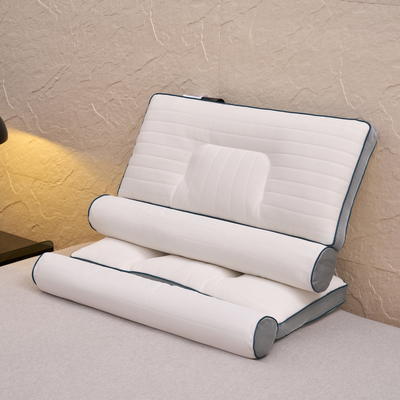 新款荞麦乳胶牵引枕头荞麦壳枕芯48*74cm 荞麦乳胶牵引枕/只
