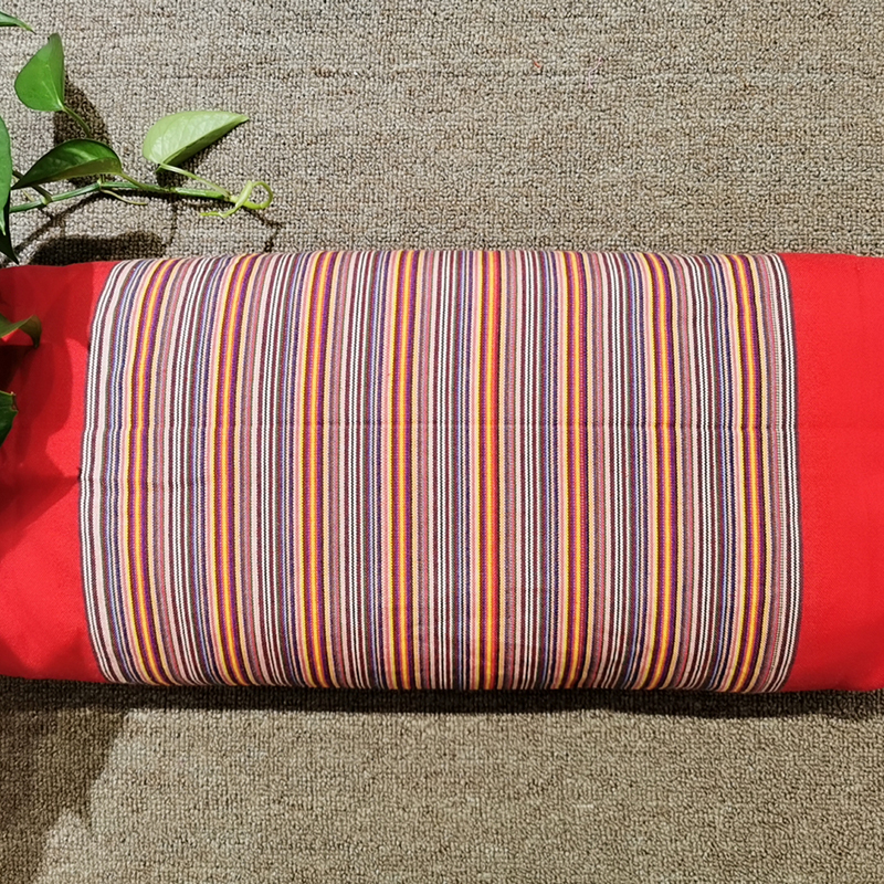 2021新款荞麦枕头枕头枕芯系列 大红细条