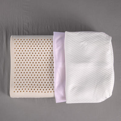 2020新款乳胶枕按摩枕枕头枕芯 曲线平面款60*40含内外套/只