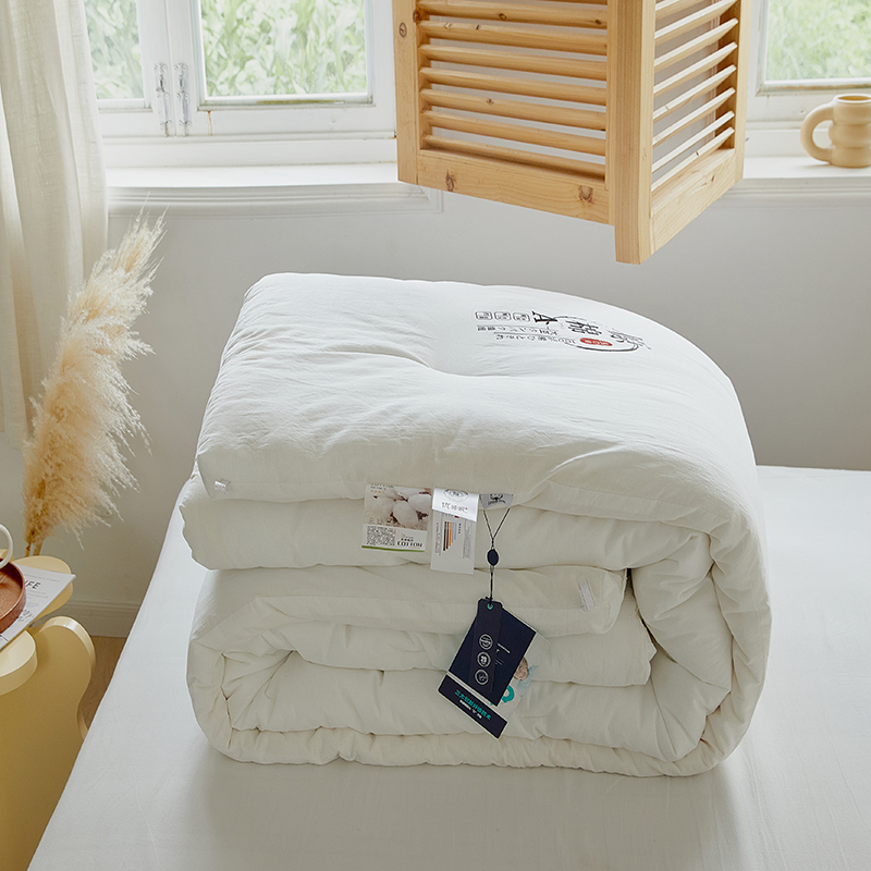2025新款里外新疆棉原棉被子被芯 舒心白