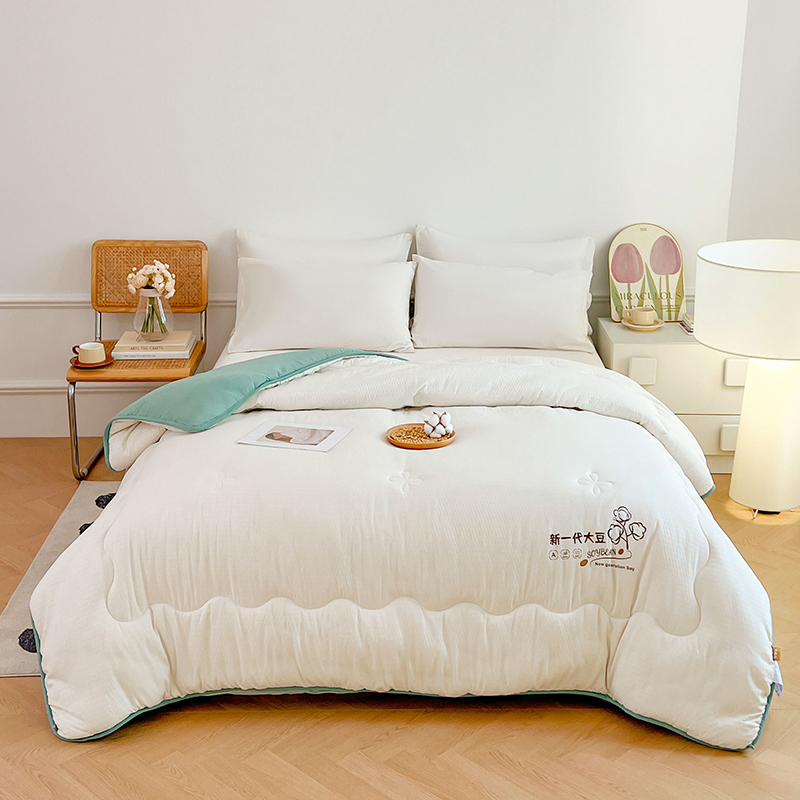 2025新款新一代大豆冬被被子被芯 白色