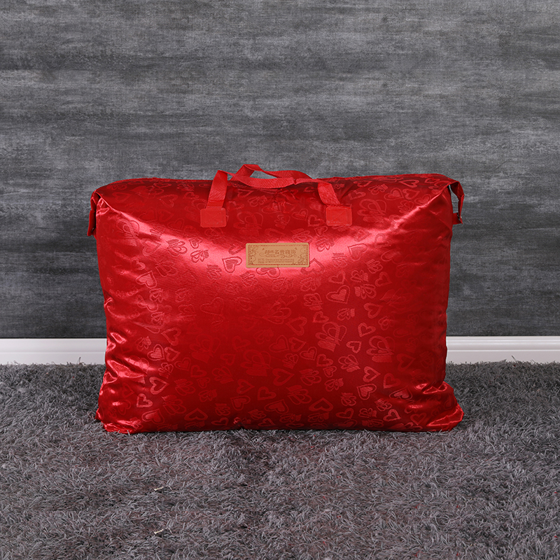 新款产品包装系列 中号68*50*15cm（适合4-6斤的被子） 牛津被子手提袋-红色