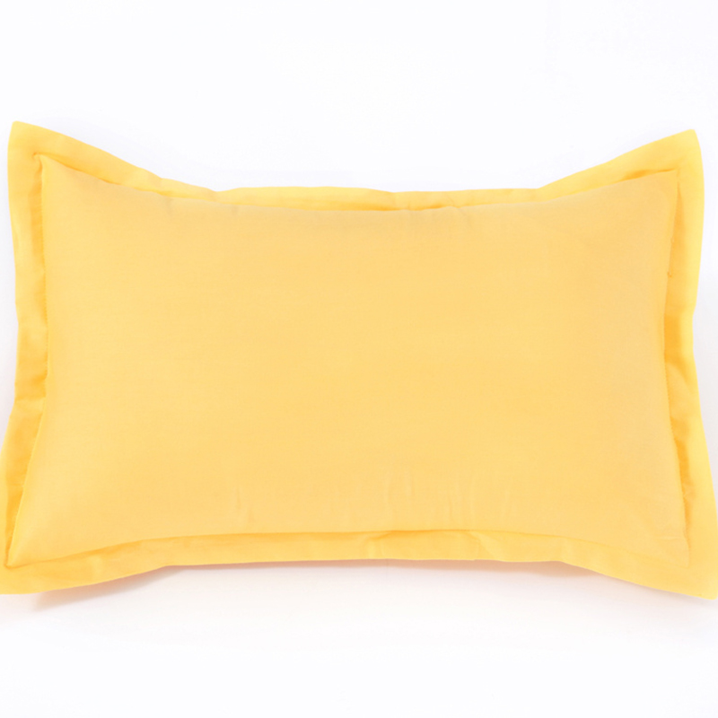 2024新款亲肤全棉卡通儿童枕套枕头枕芯 30*50cm枕套/只 黄色枕套