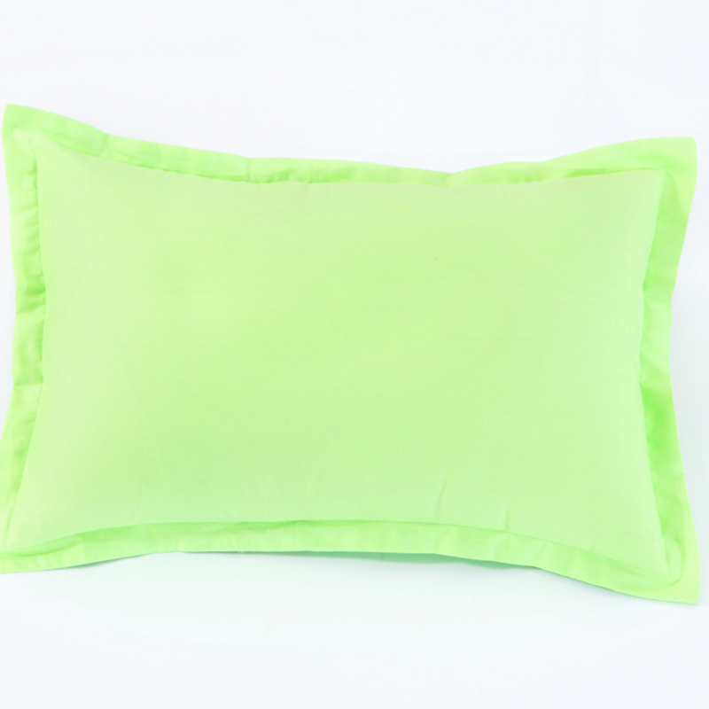 2024新款亲肤全棉卡通儿童枕套枕头枕芯 30*50cm枕套/只 绿色枕套
