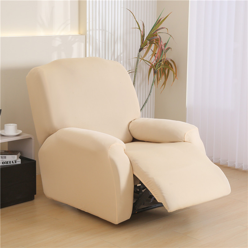 芝华士功能沙发套系列: 纯色牛奶丝 双人（2扶手套+2坐垫套+2靠背套） 米白