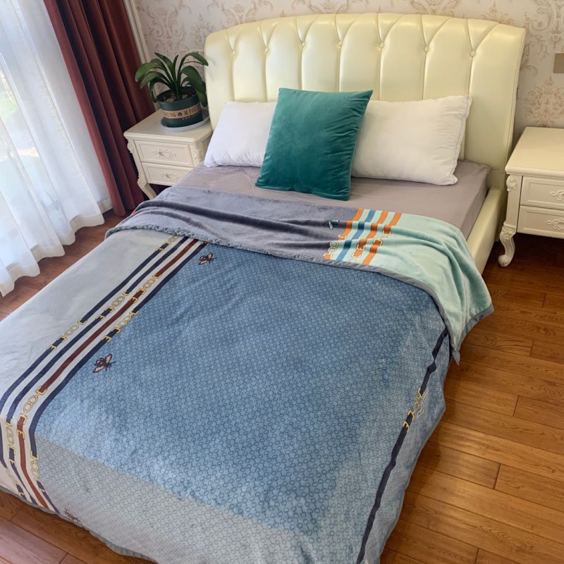 2020新款轻奢AB版加厚复合云毯法莱绒毛毯空调休闲毯沙发盖毯 150*200cm 比拉诺