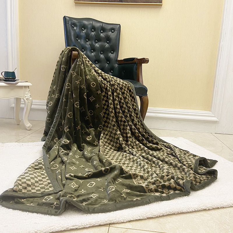 2024新品AB版云貂绒毛毯法莱绒休闲盖毯沙发毯空调毯子 200cmx230cm 比格