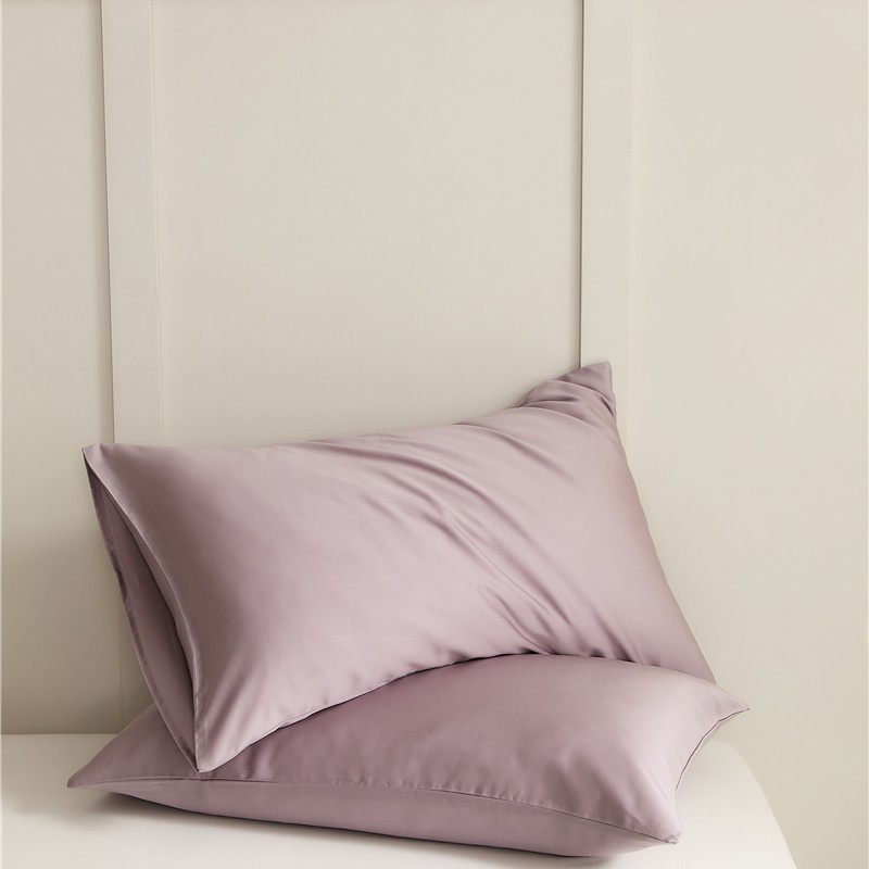 2022新款60支天丝单品系列--枕套 48*74cm/对 木槿紫