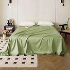 2024新款春夏纯色长绒棉单品--单床单 120*230cm 翠微绿