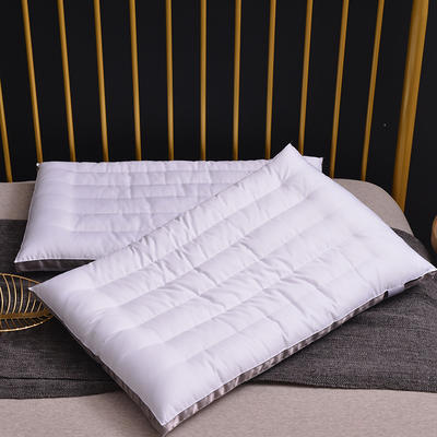 2020新款80柔赛丝纤维枕枕头枕芯48*74cm/只 80柔赛丝超薄枕