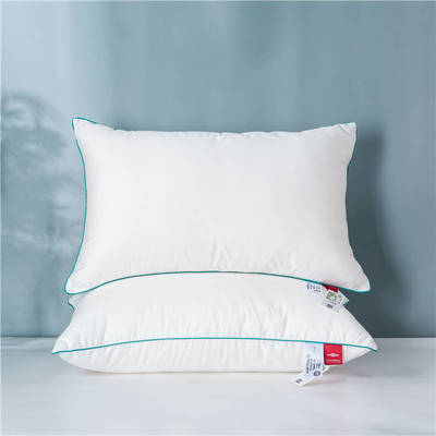 2021新款80s柔赛丝仙护盾抗菌高弹单枕枕头枕芯48*74cm/只 白色