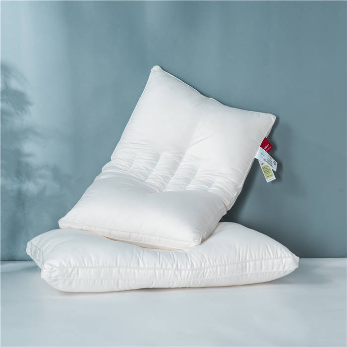 2024新款80s柔赛丝仙护盾抗菌高弹护颈枕枕头枕芯 48*74cm/只 白色