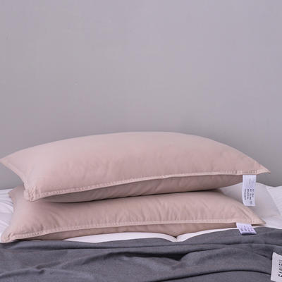 2021新款全棉磨毛静压枕枕头枕芯48*74cm/只（整张羽丝棉，持久恒定，不移位） 静压枕 低