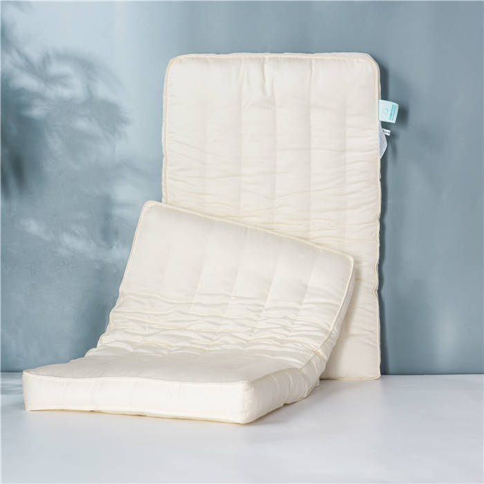 2024新款玻尿酸提花纤维枕枕头枕芯填充仿鹅绒超细纤维低枕 48*74cm/只 白色