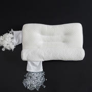 2021新款微管牵引理疗枕头枕芯 睡眠黑科技护颈软管枕可调节（白/灰色） 微管牵引理疗枕B（白色）