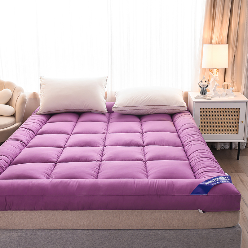 2024新款-羽丝绒立体床垫学生床垫宿舍单双人床褥榻榻米床垫 立体床垫120*200cm 紫色