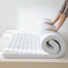 2024新款凝胶记忆棉床褥榻榻米记忆棉双人床垫薄垫 90*200cm（厚度6cm） 本白色