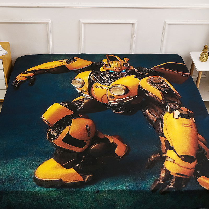 2020新款3D卡通系列--单床单 200*230cm 大黄蜂