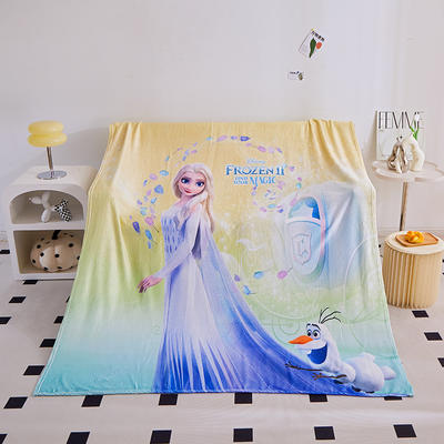 2023新款法莱绒迪士尼漫威童毯毯子-迪士尼版 150x200cm 魔幻艾莎