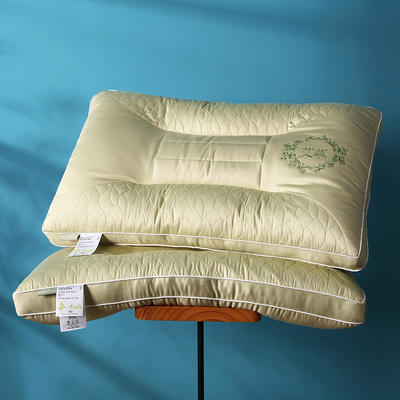 2022新款全棉艾草定型枕枕头枕芯48*74cm 全棉艾草定型枕