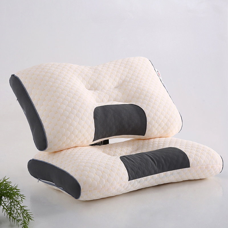 2023新款3d针织spa按摩枕透气枕护颈枕保健枕枕头枕芯 3D透气按摩枕 44*72cm/只