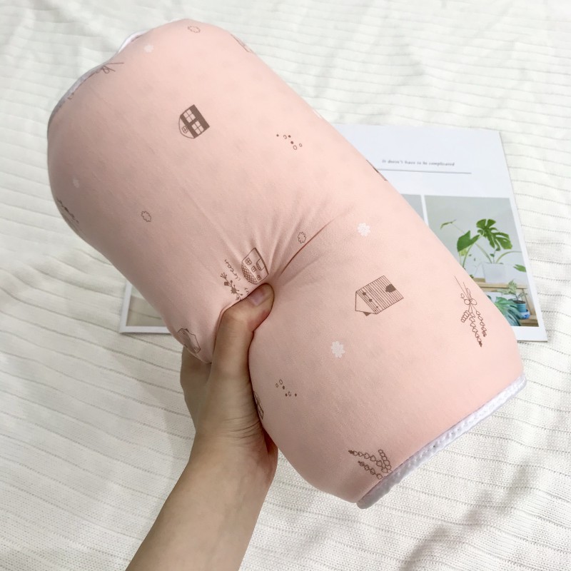 2020新款儿童乳胶枕A品乳胶儿童乳胶面包枕 枕套枕芯 小房子30*50*5㎝（含内外套）