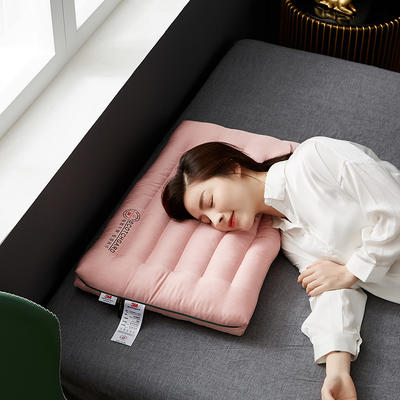 2021新款3M透气低枕枕头枕芯48*74cm/只 3M粉