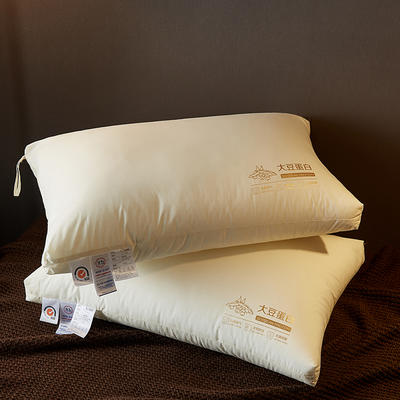 2021新款全棉60支大豆蛋白枕枕头枕芯48*74cm 基础高枕