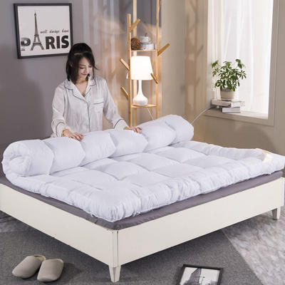 2021 嘉雅床垫 新款加厚立体 羽丝绒床垫酒店宾馆软床褥 120x200cm（5.3斤） 白色