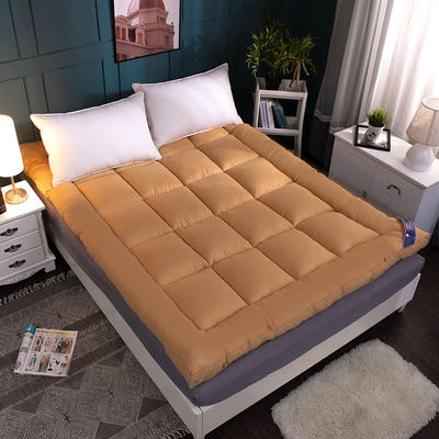 2021 嘉雅床垫 新款加厚立体 羽丝绒床垫酒店宾馆软床褥 120x200cm（5.3斤） 驼色