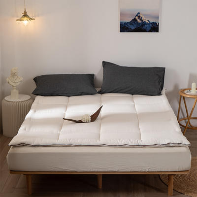 新款 新疆长绒棉棉花床褥子学生床垫0.9米宿舍床褥全棉 1.2m床 棉花床褥白色图2