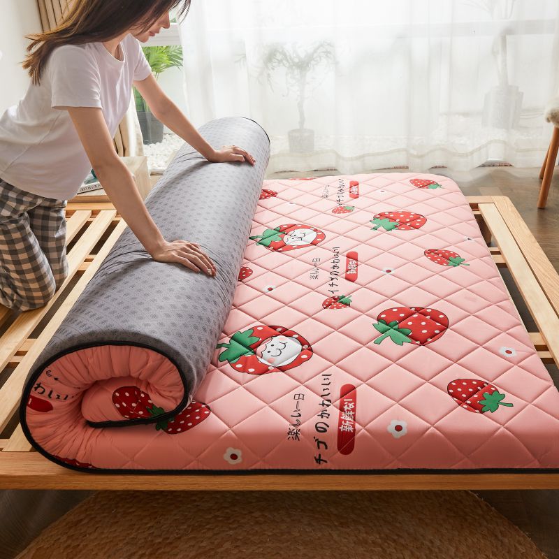 2021新款厚乳胶硬脂棉床垫 1.2*2.0m（5cm） 草莓派对