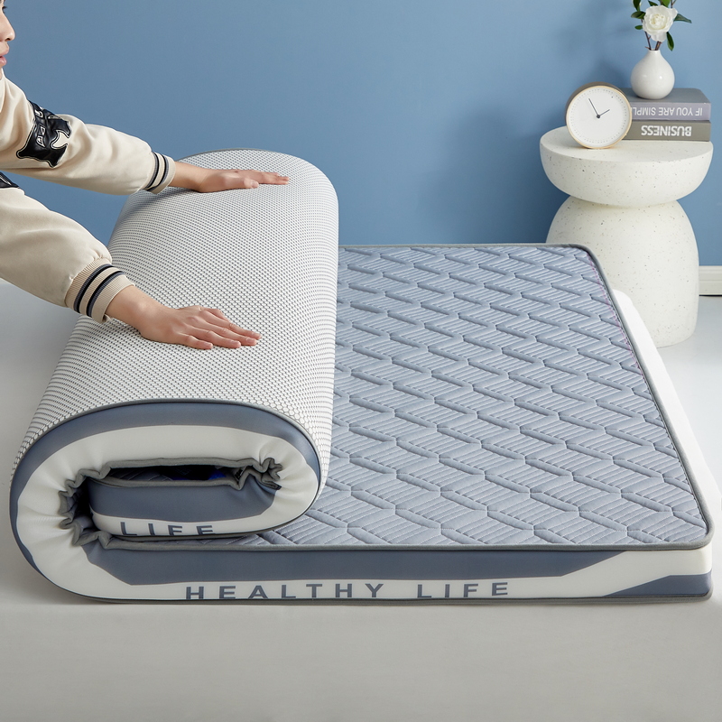 2023新款A类针织棉床垫乳胶记忆压棉床垫 90*200m（6公分） 高级灰
