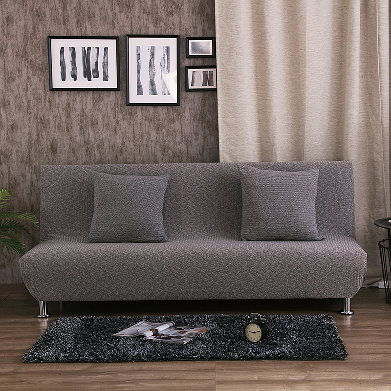 2020新款针织沙发床套 150~190cm无扶手通用 空间-珍珠灰