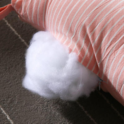 宜家风全棉水洗棉定型枕芯护颈枕头（七色可选） 玉色细条