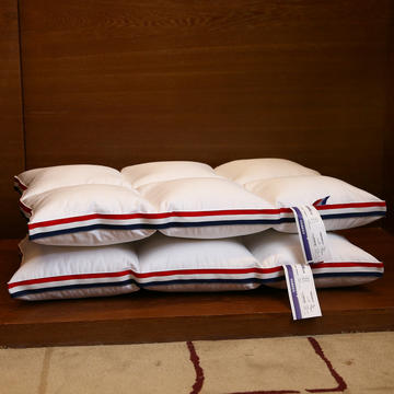 全棉酒店织带立体护颈枕芯六宫格定型枕头芯