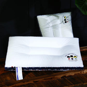 全棉加高烫画立体护颈枕芯五星级枕头定型保健枕