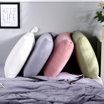 超柔针织定型热熔棉可水洗枕芯护颈整张棉安睡成人枕头