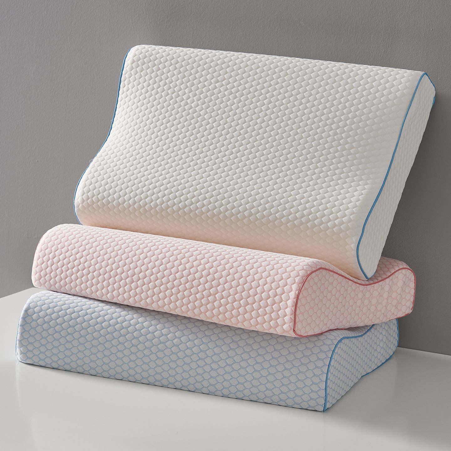 2026新款水立方太空记忆枕枕头枕芯 组合