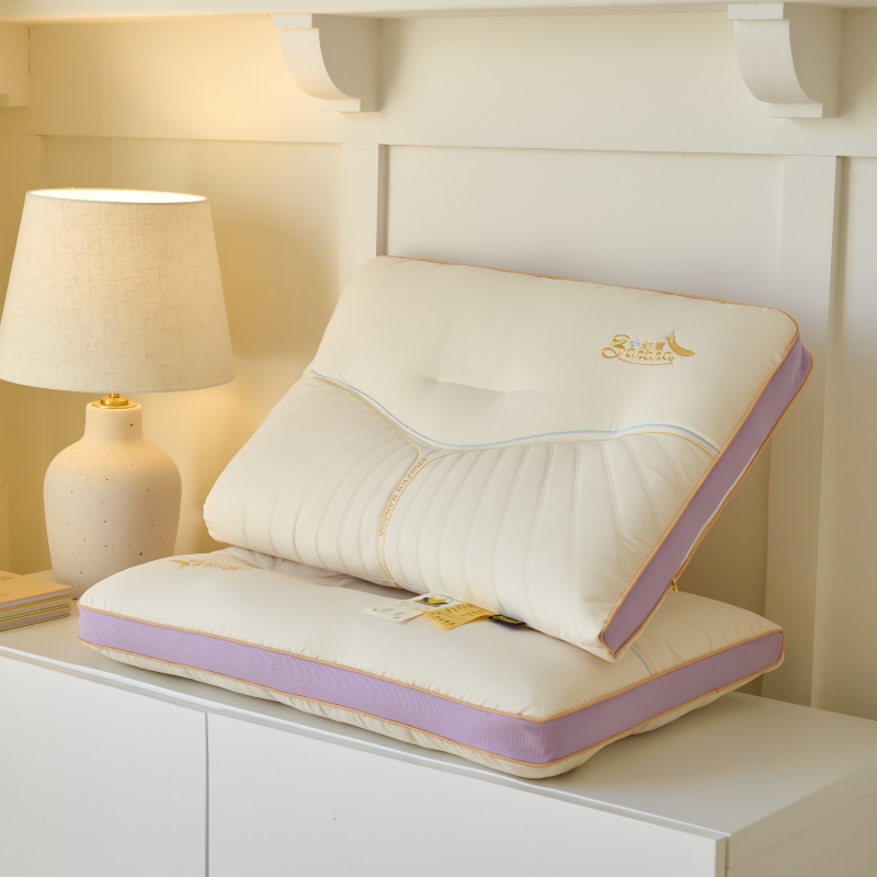 2023新款小奶蕉护颈枕头枕芯 48*74cm/只 小奶蕉-香芋紫