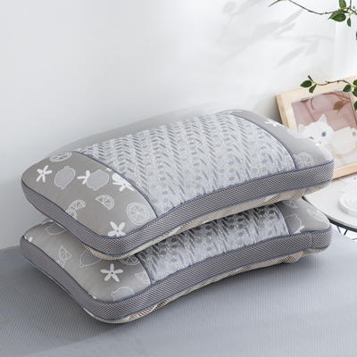 2024新款冰丝透气茶叶枕枕头枕芯 35*55cm/只 冰丝透气枕-树叶