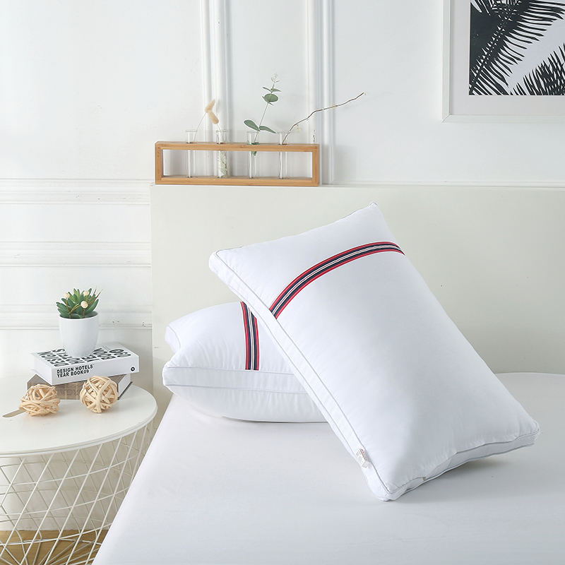 2022新款聚酯纤维枕头 白色枕头（高）48*74cm