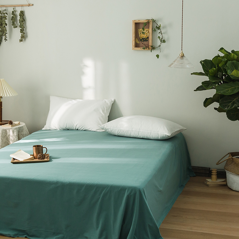 针织棉纯色系列-单床单 230*250cm单 床单 土耳其蓝