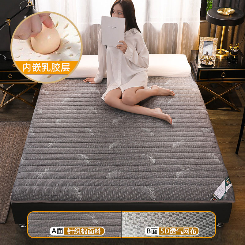 2023新款床垫系列-乳胶床垫5厘米 90*200 羽毛灰