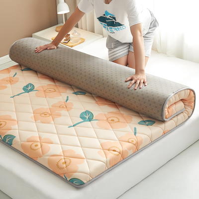 2023新款床垫系列-大豆磨毛印花硬质棉床垫5厘米 90*190 花花世界
